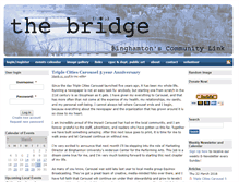 Tablet Screenshot of binghamtonbridge.org